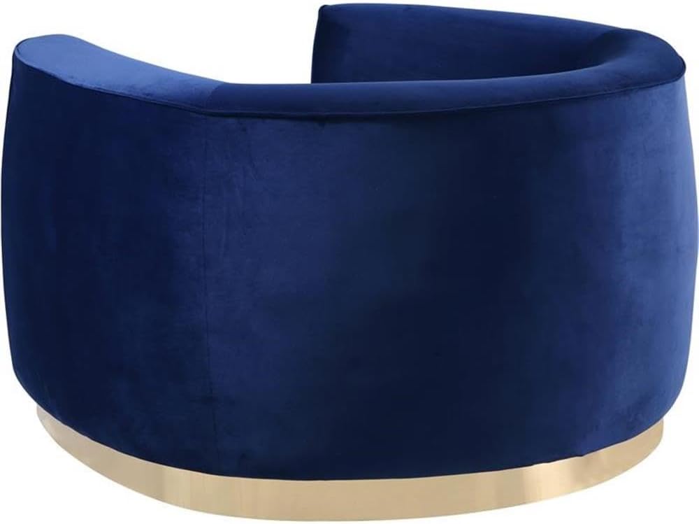 Modern Velvet Upholstered Accent Chair Sofa