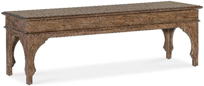 Classic Brown Upholstered Entryway Storage Bench