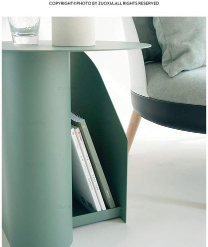 Modern White Storage Cabinet Living Room Organizer