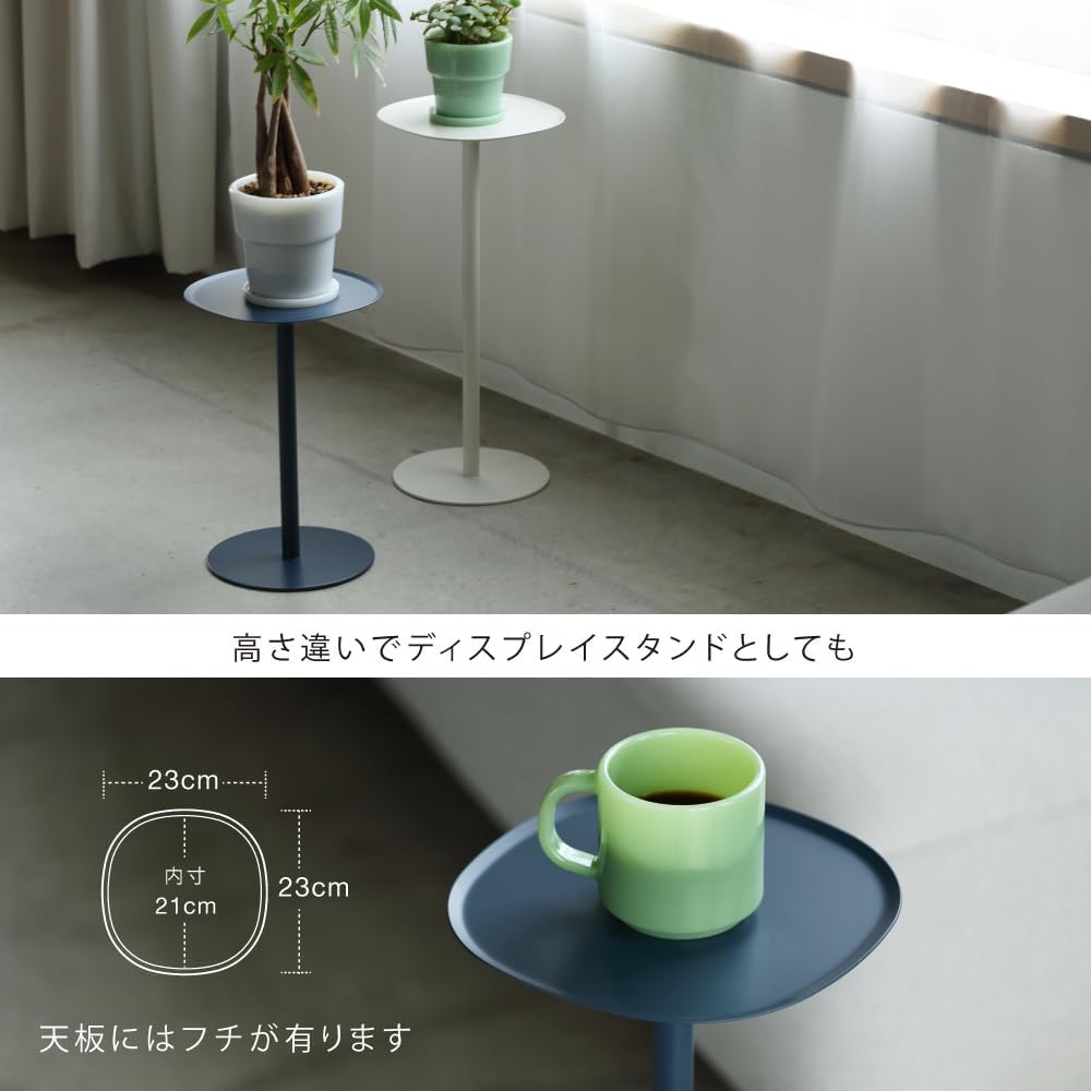 Modern Rounded Corner Coffee Table Storage Desk