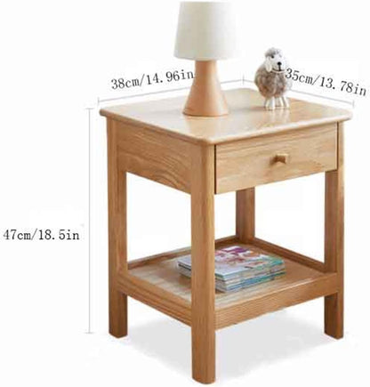 Modern Bedside Nightstand Storage Cabinet