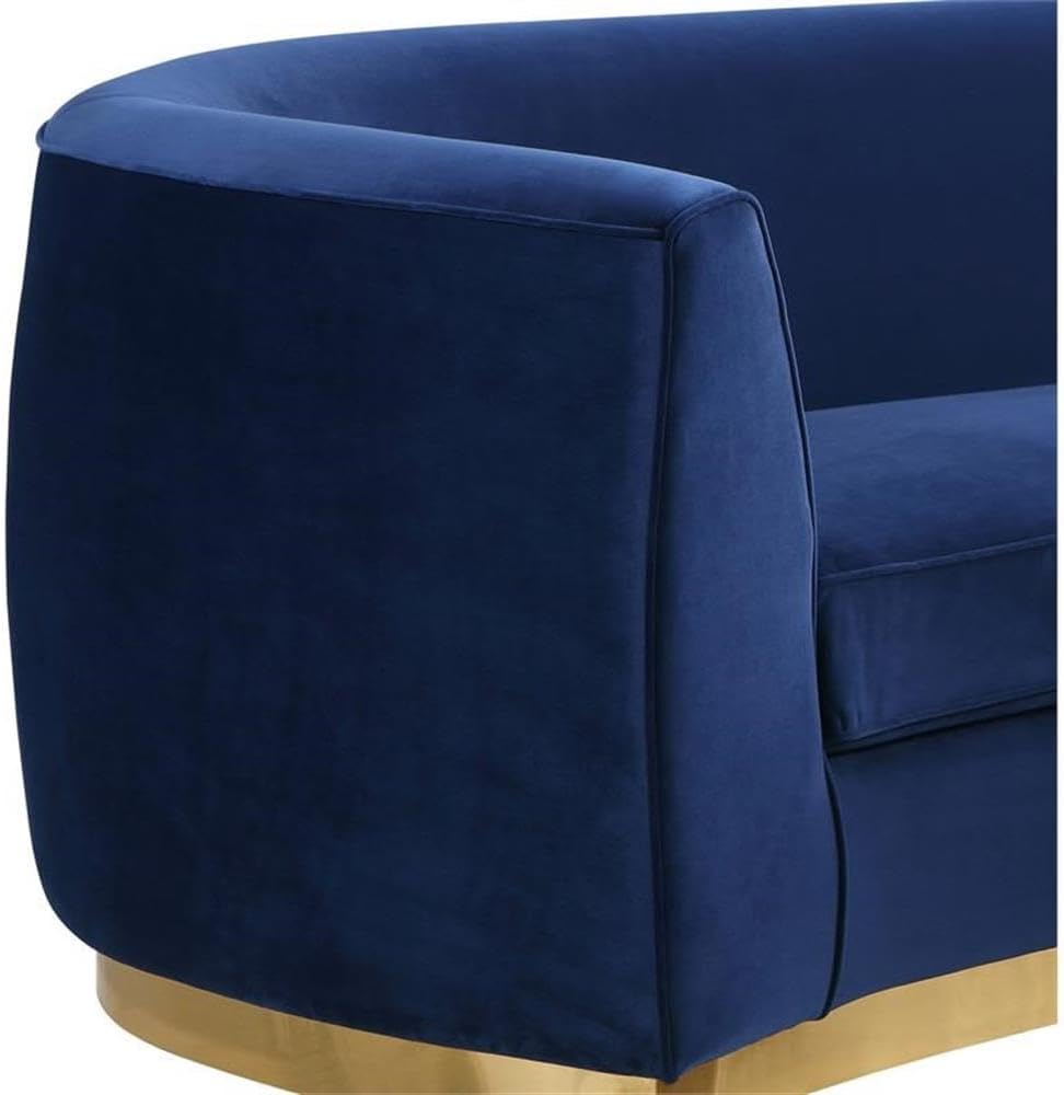 Modern Velvet Upholstered Accent Chair Sofa