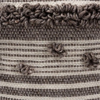 Traditional Handwoven Round Ottoman Stool