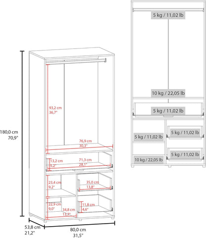 Modern Bedroom Storage Cabinet with Drawers