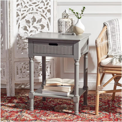 Modern 1-Drawer Side Table Nightstand Storage Unit